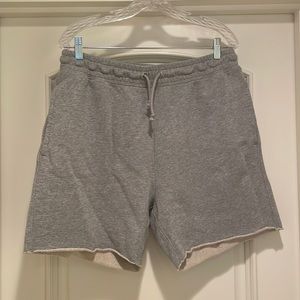 J.Crew University terry long cutoff short